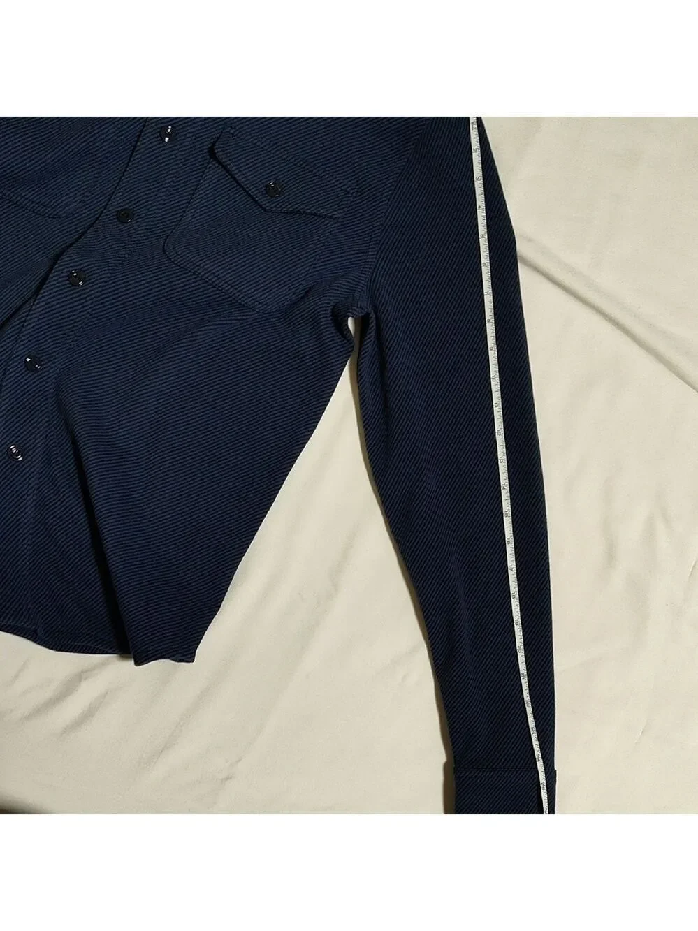 J. Crew Dark Blue Casual Button Down Shirt